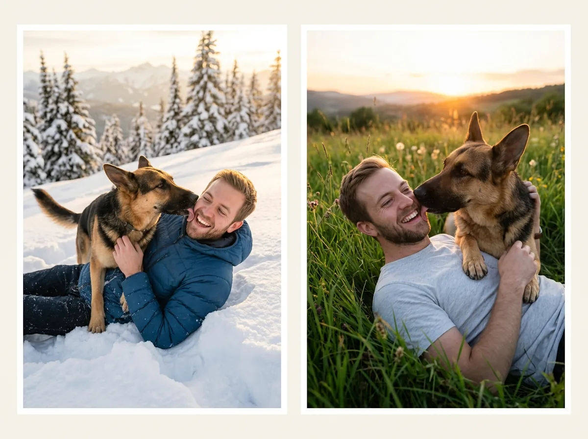 Pick a Snowy Slope or Grassy Field