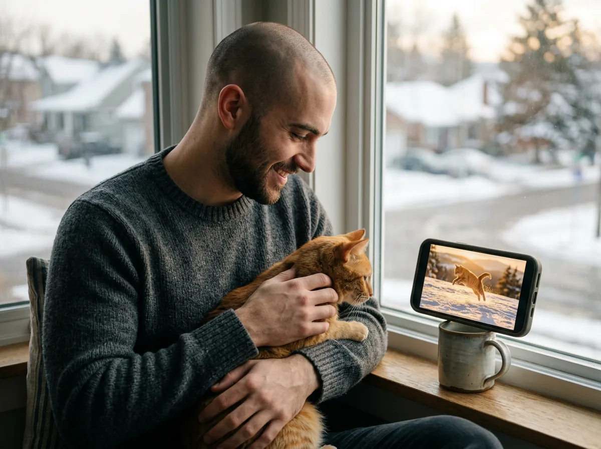 Star Your Cat in the Scene
