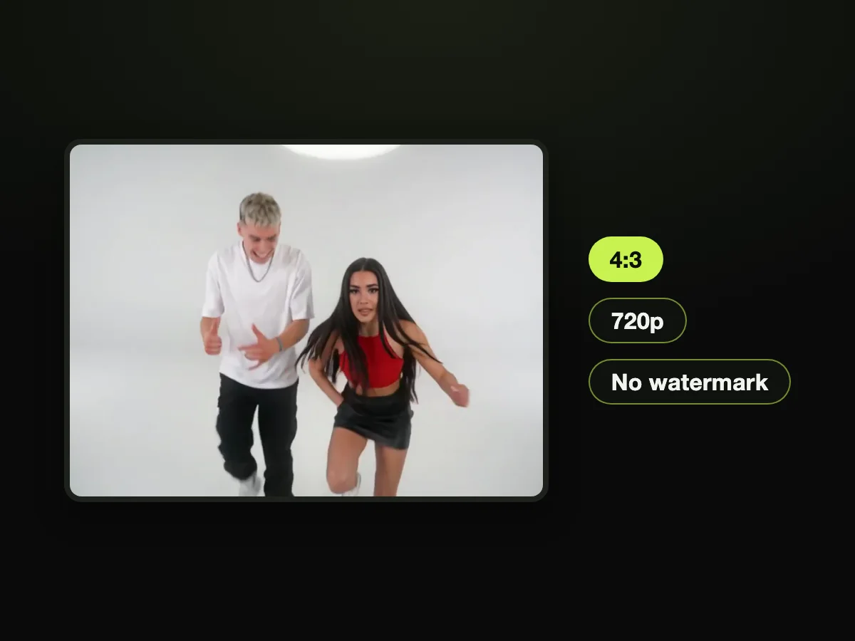Export Watermark-Free 4:3 Clips for Social Feeds