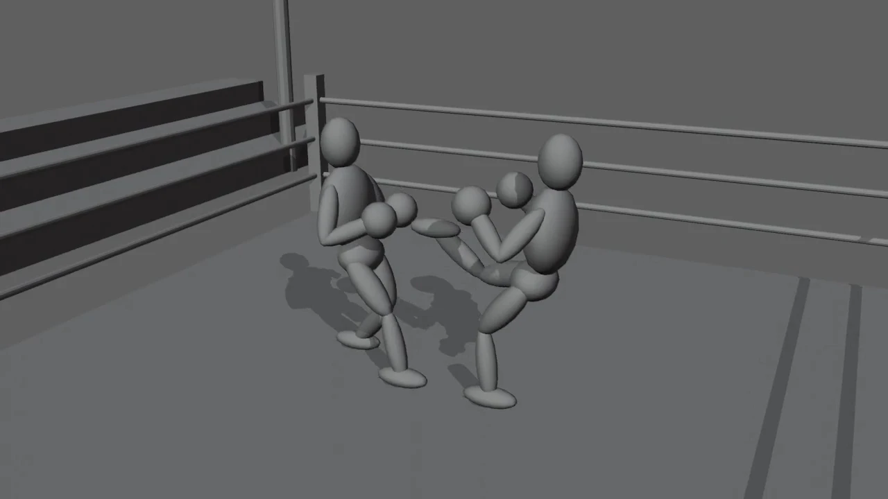 The 720p Workbench clay pass the agent built over Blender MCP for run 57d24591