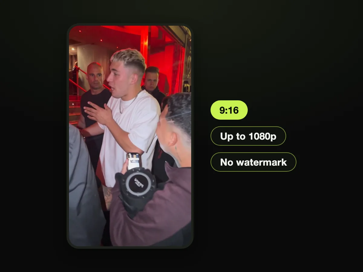 Vertical 9:16 Output Ready for Social Media