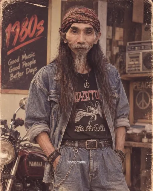 1980s photo posted by Sadia