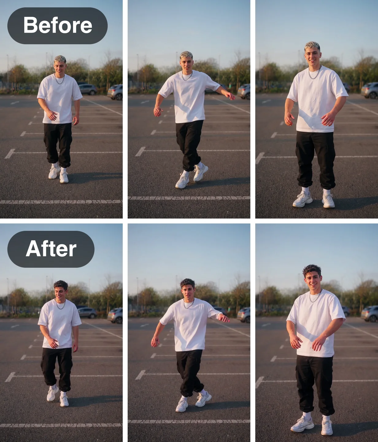 Keep the Scene While Changing the Person