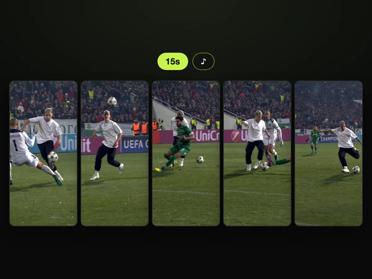 Score the Real Goal with Original Sound Built In