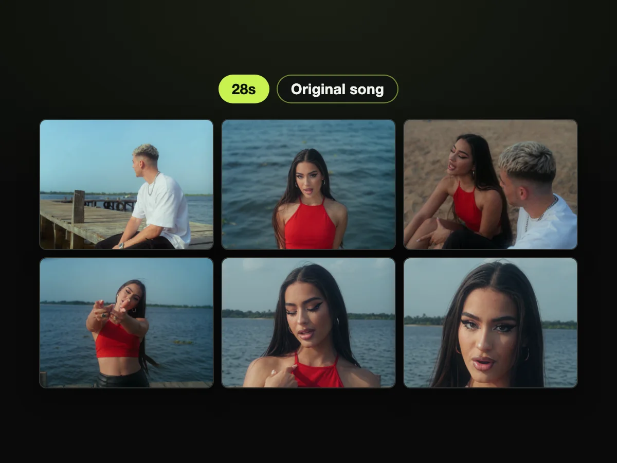 Built-In 28-Second Scene with the Real Song