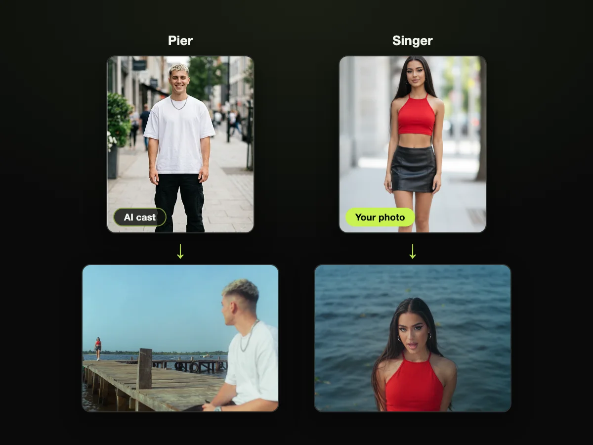 Cast One or Two Photos with Ease