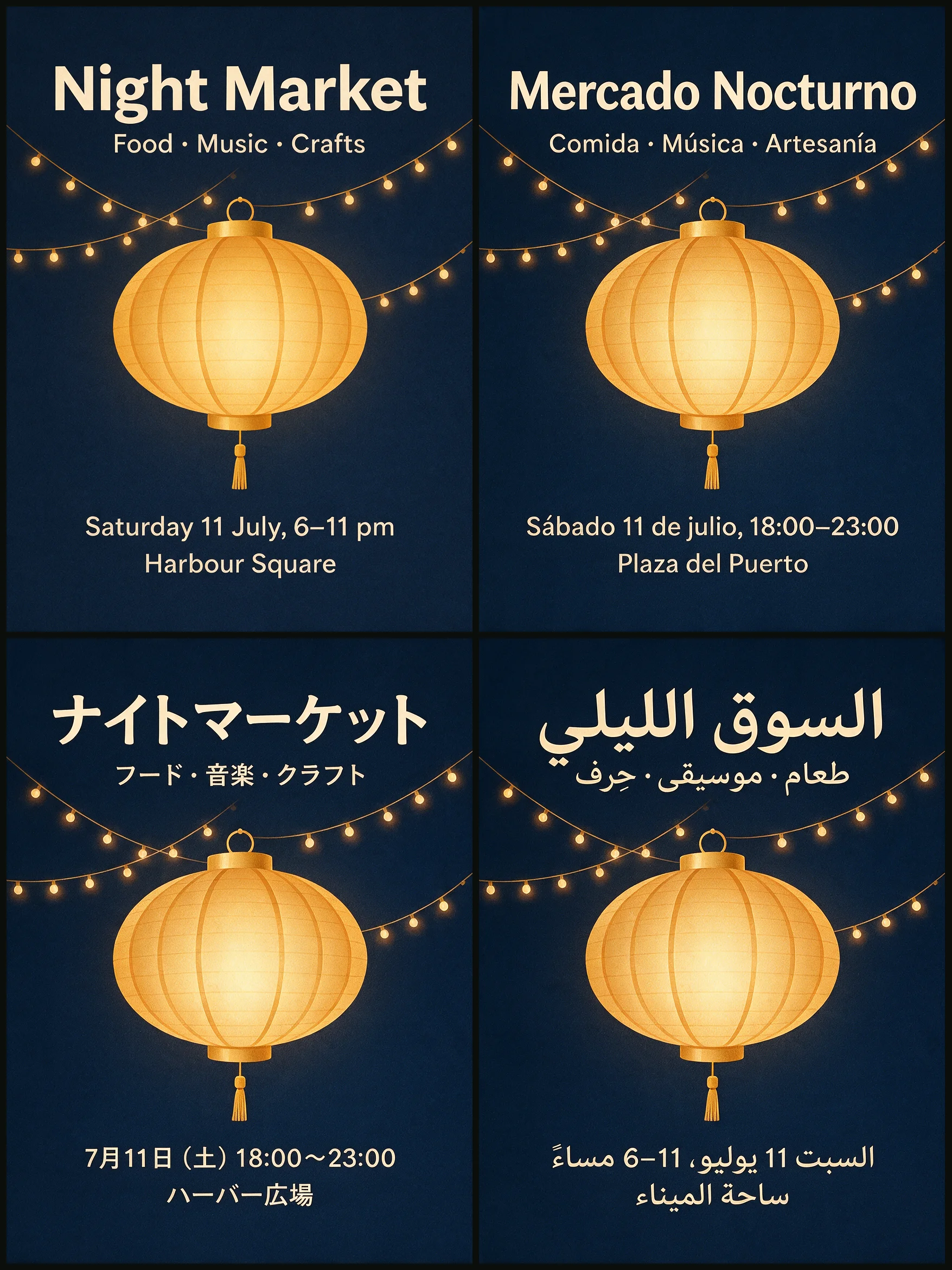 Create Localized Visuals Across Sixteen Languages