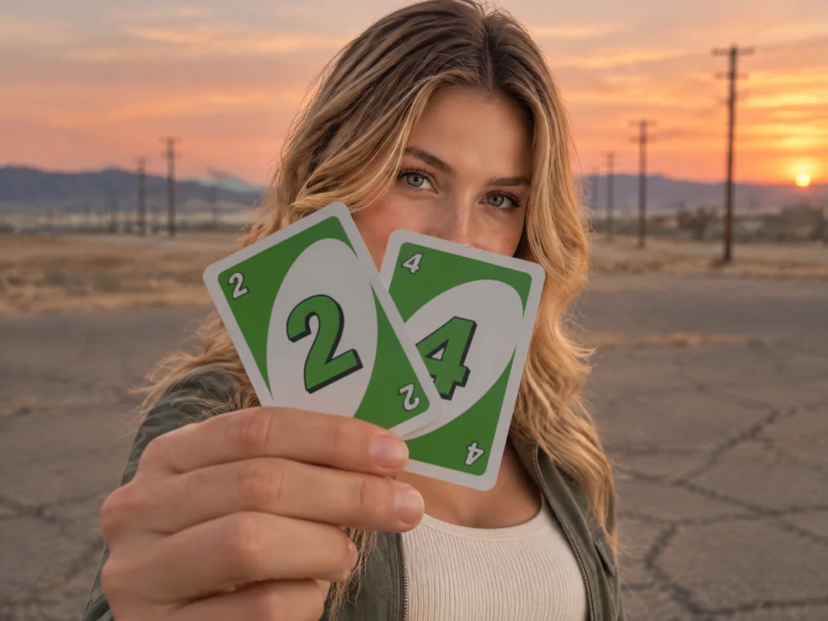 Star in Every Frame with Cards Reading 24