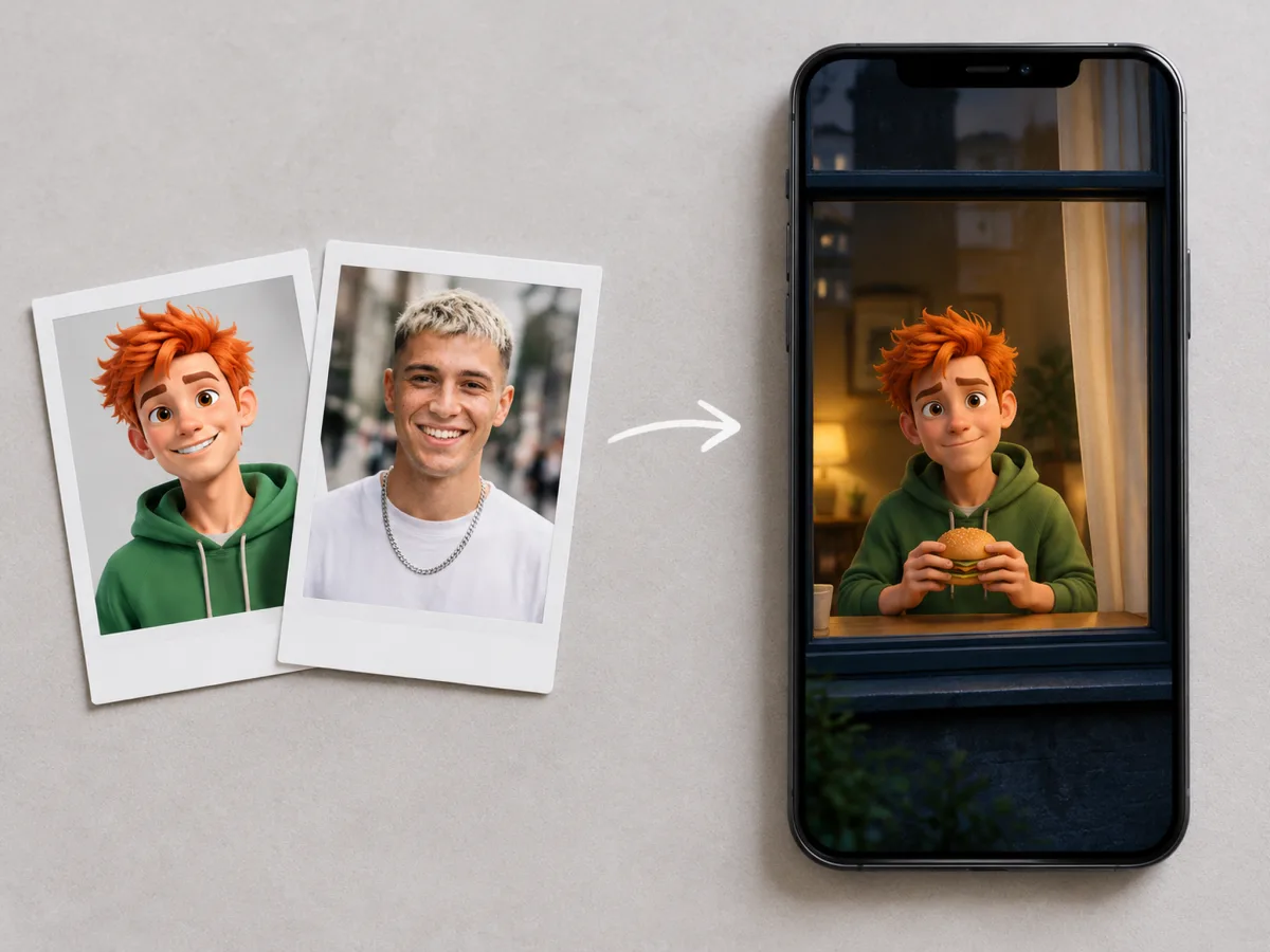 Turn Any Character Into the Diner
